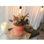 Ghiveci decorativ cu flori artificiale, homs seria A620,17x5.5x9 cm,30356