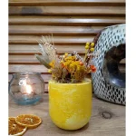 Ghiveci decorativ cu flori artificiale, homs seria A620,17x5.5x9 cm,30358 - imagine 2