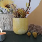 Ghiveci decorativ cu flori artificiale, homs seria A620,17x5.5x9 cm,30358