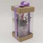 Ghiveci decorativ cu flori artificiale, homs seria A620,17x5.5x9 cm,30361 - imagine 2