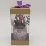 Ghiveci decorativ cu flori artificiale, homs seria A620,17x5.5x9 cm,30361 - imagine 3