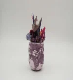 Ghiveci decorativ cu flori artificiale, homs seria A620,17x5.5x9 cm,30361 - imagine 4