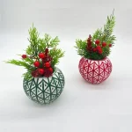 Ghiveci decorativ cu flori artificiale, homs seria A620,17x5.5x9 cm,30374 - imagine 10