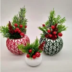 Ghiveci decorativ cu flori artificiale, homs seria A620,17x5.5x9 cm,30374 - imagine 11