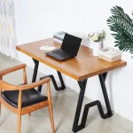 Set picioare masa metal, Homs , Negru,60X72 cm,30687 - imagine 2