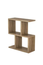 Masuta de cafea laterala, Zet Homs, nuc, 51 x 45 x 17 cm, PAL 18 mm - imagine 4