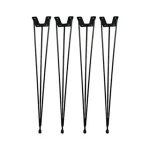 Set picioare masa metal, Homs ,negru,w0057 - imagine 2