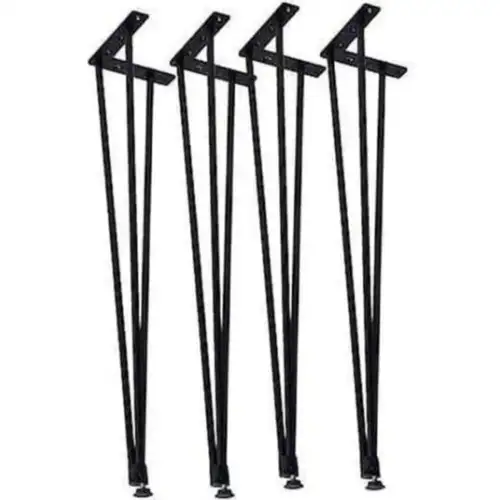 Set picioare masa metal, Homs ,negru,w0057
