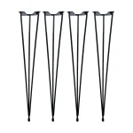 Set picioare masa metal, Homs ,negru,w0057 - imagine 5