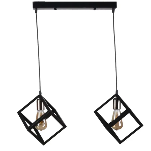 Lustra coloare negru-cupru, homs ro,40041