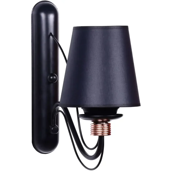 Aplica perete negru homs,seria lx,40048