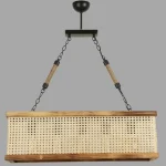 Lustra stil industrial lemn-metal,seria lx, homs,40055 - imagine 7