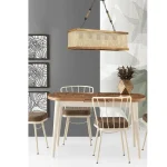 Lustra stil industrial lemn-metal,seria lx, homs,40055 - imagine 4