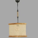 Lustra stil industrial lemn-metal,seria lx, homs,40056 - imagine 2