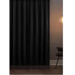 Perdea Blackout opaca negru, 50x260 cm,50025 - imagine 3
