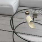 Masa de cafea Deco seria D-710, homs,90x50x45 cm ,0020 - imagine 5