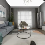 Masa de cafea Deco seria D-710, homs,90x50x45 cm ,0020 - imagine 6