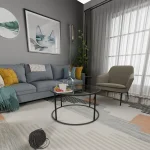 Masa de cafea Deco seria D-710, homs,90x50x45 cm ,0020 - imagine 9