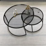 Set masuta de cafea sticla,Seria 440,Homs, 2 buc,0024