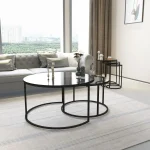 Set masuta de cafea sticla,Seria 440,Homs, 2 buc,0024 - imagine 2