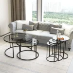 Set masuta de cafea sticla,Seria 440,Homs, 2 buc,0024 - imagine 6