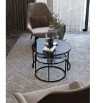 Set masuta de cafea sticla,Seria 440,Homs, 2 buc,0024 - imagine 12