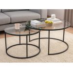 Set masuta de cafea sticla,Seria 440,Homs, 2 buc,0024 - imagine 4