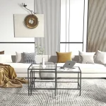 Masa de cafea Deco Homs,seria D-710, negru,0028