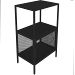 Consola raft cu capac Deco seria D-710, homs,80x30x45 cm ,0048 - imagine 7