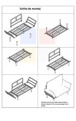 Canapea 2 locuri  Homs maro - imagine 3