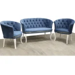 Canapea Milano culoare albastru 2 locuri - imagine 4