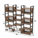 Biblioteca Venedic, homs,seria A-627,183x30x180 cm - imagine 4