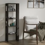 Biblioteca Polly culoare antracit 160cm - imagine 5