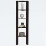 Biblioteca Cordia colt culoare antracit 160cm - imagine 5