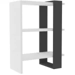 Biblioteca Fanny culoare alb si antracit 70 cm - imagine 4