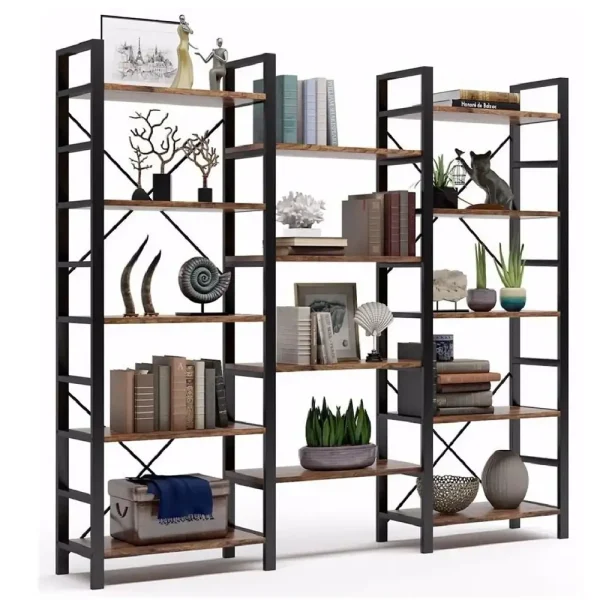 Biblioteca , stil industrial seria A-627,180x27x170 cm ,PL255