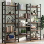 Biblioteca , stil industrial seria A-627,180x27x170 cm ,PL255 - imagine 4