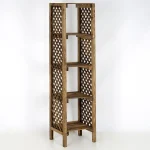 Raft organizator cu 4 politie pentru ,baie bucatarie, culoare nuc, 140 cm - imagine 2