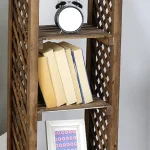 Raft organizator cu 4 politie pentru bucatarie,baie decor 90 cm - imagine 3