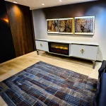 Comoda cu semineu Calvin 160x50x40 cm - imagine 4