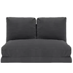 Canapea extensibila 2 locuri moderna,Taida,180X120 cm – stofa gri - imagine 5