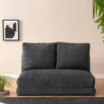 Canapea extensibila 2 locuri moderna,Taida,180X120 cm – stofa gri - imagine 8