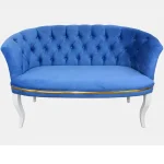 Canapea Milano culoare albastru 2 locuri - imagine 5