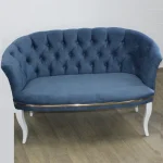 Canapea Milano culoare albastru 2 locuri - imagine 11