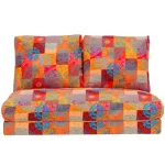 Canapea extensibila 2 locuri moderna,Taida,180X120 cm – stofa multicolor - imagine 6