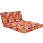 Canapea extensibila 2 locuri moderna,Taida,180X120 cm – stofa multicolor - imagine 2