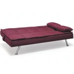 Canapea extensibila moderna 185x89x90 cm – stofa bej– Monaco - imagine 6