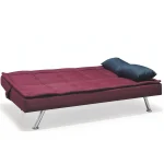 Canapea extensibila moderna 185x89x90 cm – stofa bej– Monaco - imagine 5