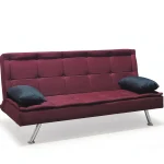 Canapea extensibila moderna 185x89x90 cm – stofa bej– Monaco - imagine 4