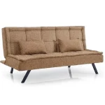 Canapea extensibila moderna, culoare maro 185x89x90 cm – Monaco - imagine 3